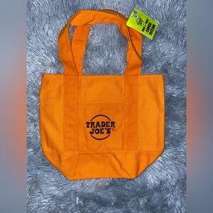 Trader Joe's Orange Tote Bag
